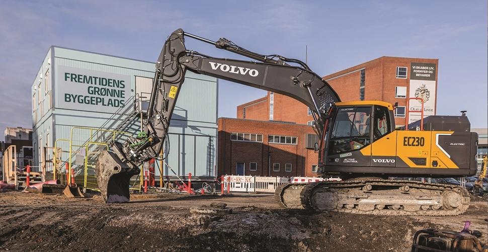La VOLVO EC230 pone su potencia sostenible al servicio de la construcción ecológica del futuro en Dinamarca