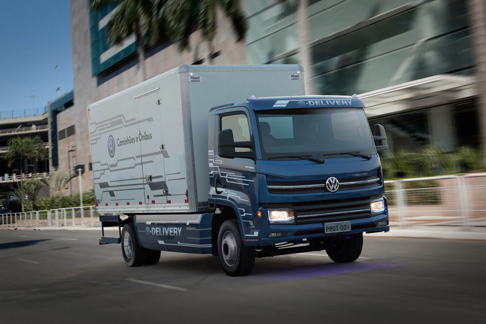 De Brasil para el mundo: Volkswagen Caminhões e Ônibus presenta el eléctrico e-Delivery en Alemania