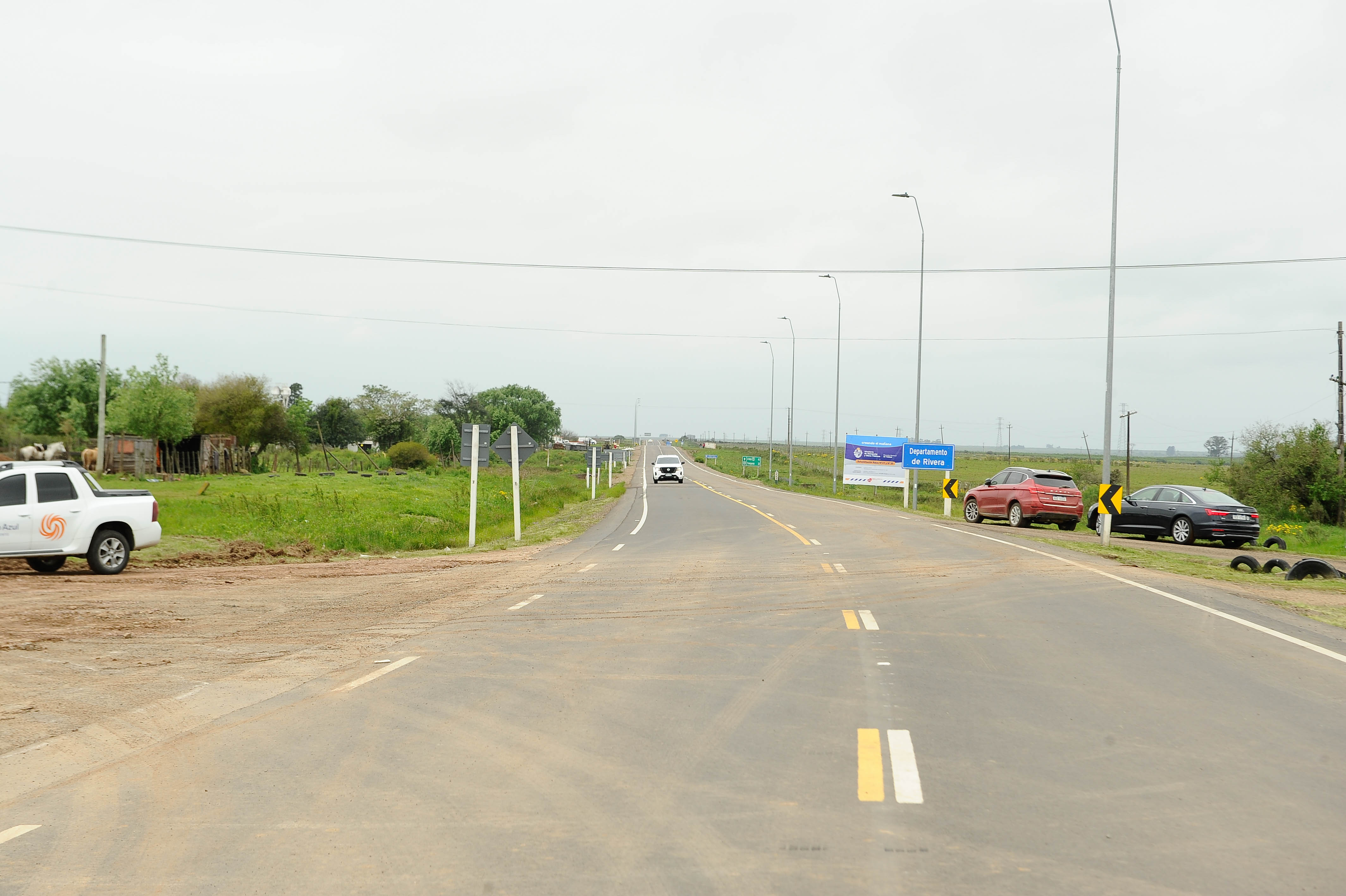 Infraestructura vial: Se inauguraron obras en ruta n.° 30 entre Artigas y Tranqueras