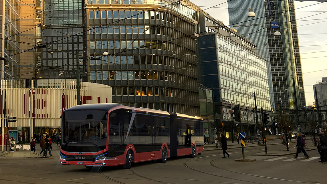 Combinación perfecta: 76 autobuses eléctricos MAN para la capital verde de Noruega