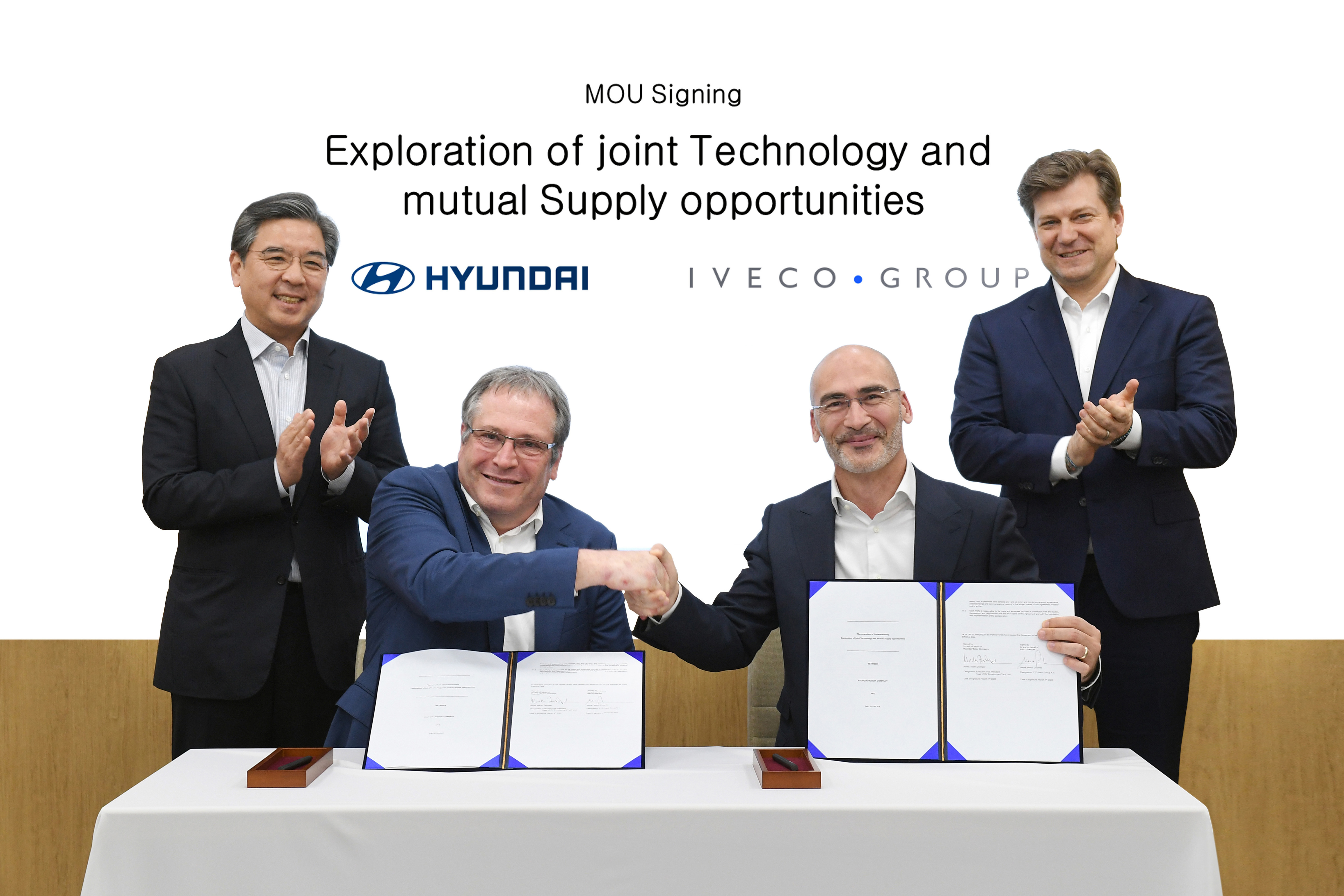 Iveco Group y Hyundai Motor Company firman un Memorando de Entendimiento para explorar una futura colaboración