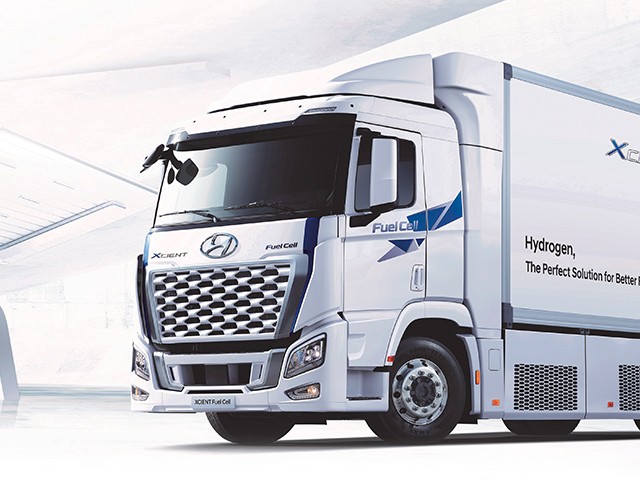 El camión eléctrico de hidrógeno Xcient de Hyundai Motor ingresa a Israel