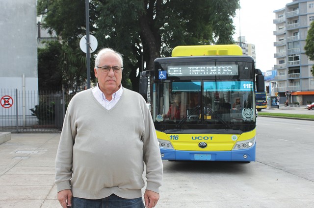 Enrique Garabato, Gerente de servicio de UCOT “El ómnibus eléctrico no ha dado problemas”