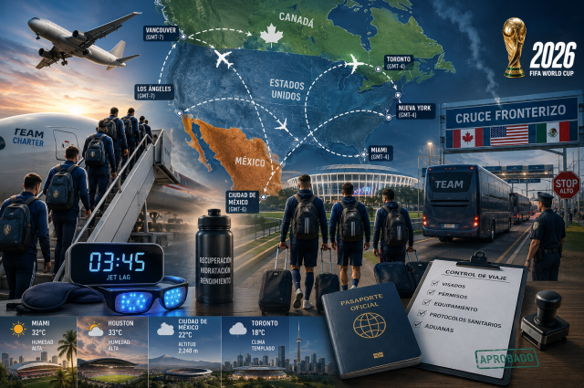Desafíos Logísticos y de Viaje para los Equipos en la Copa Mundial 2026 Desafíos Logísticos y de Viaje para los Equipos en la Copa Mundial 2026