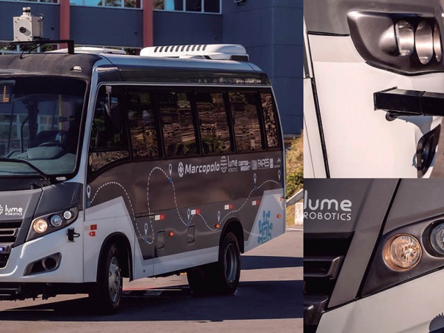 Marcopolo presenta el primer prototipo de microbús autónomo de sudamérica