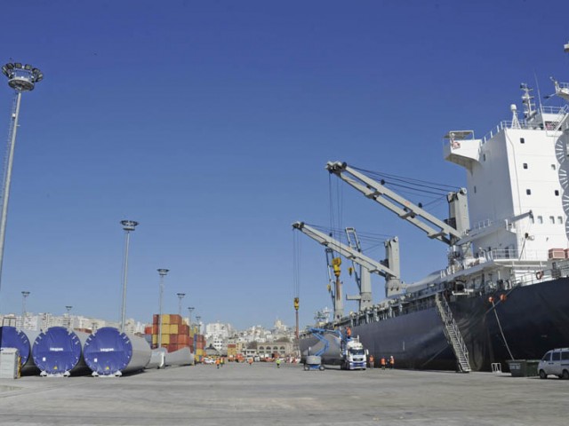 Administración de Puertos mantiene meta de finalización de ampliación del muelle C para fines de 2018