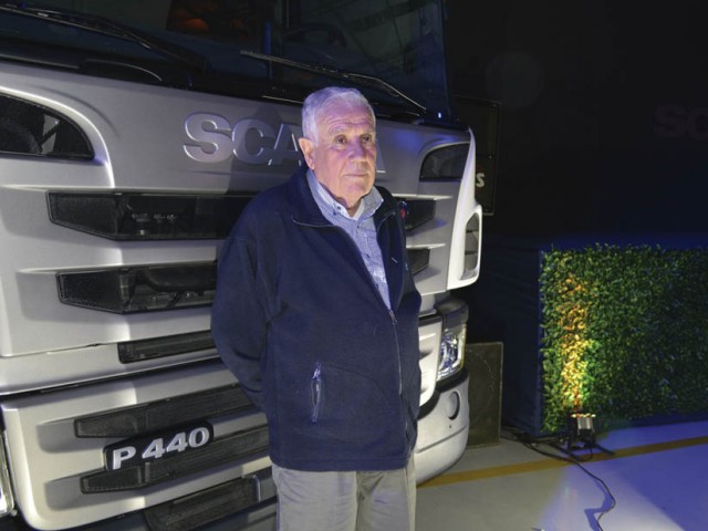 “El Pocho” Domínguez y su fidelidad a los camiones Scania