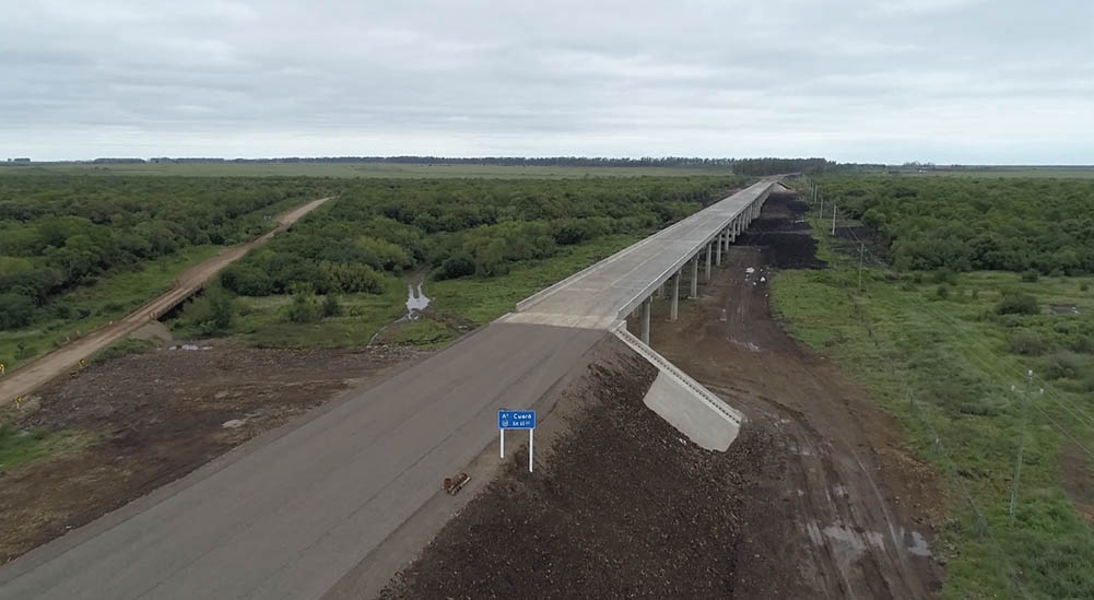 Se inauguraron obras en cinco puentes sobre ruta 30 con inversión de 22 millones de dólares