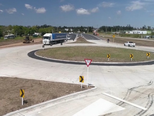 Terminada la doble vía en ruta 101, entre ruta 102 y el bypass de Pando