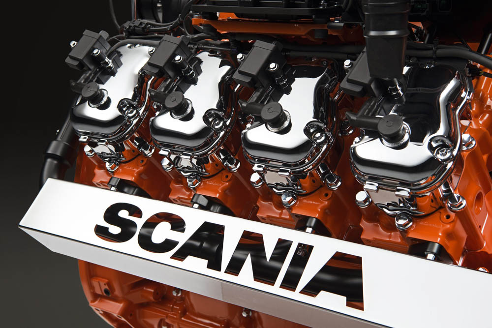 Scania presentó su motor V8 a gas en la edición 2017 de la Argentina Oil & Gas Expo