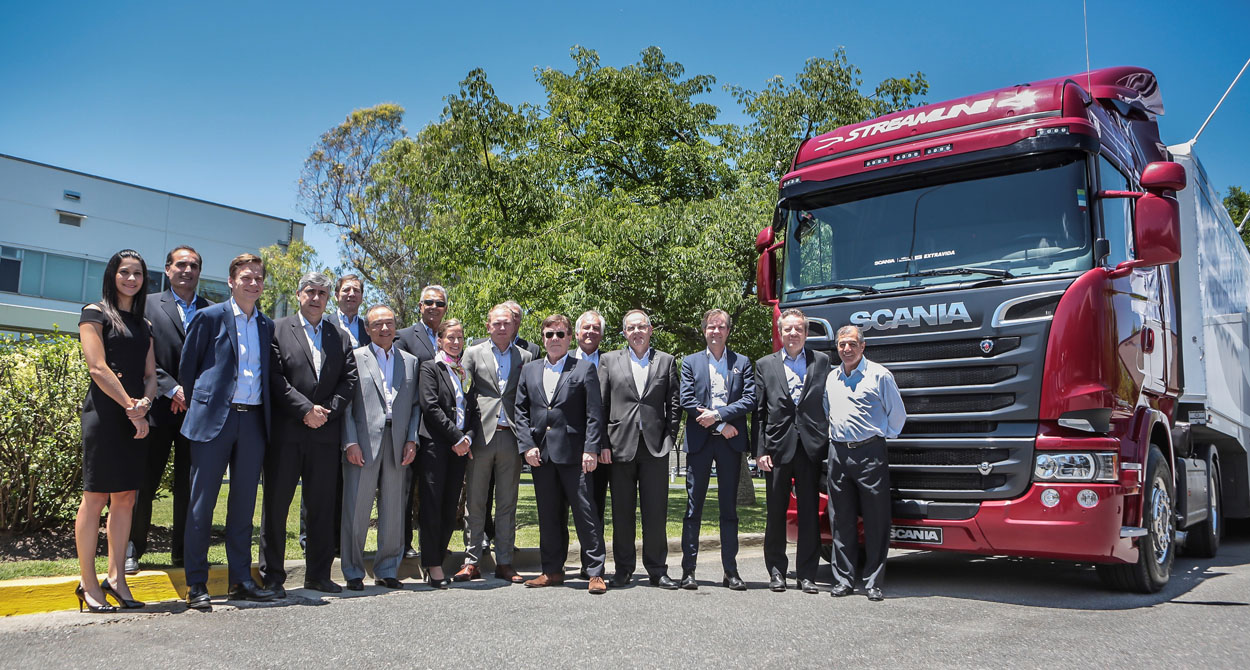 Scania Argentina recibió a sus directivos globales