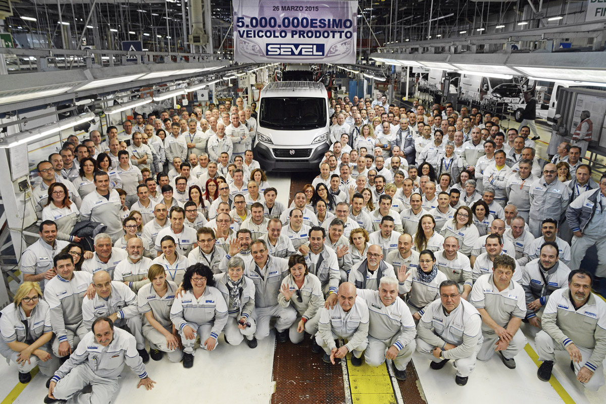 Nuevo récord para la planta SEVEL: 5.000.000 de unidades producidas