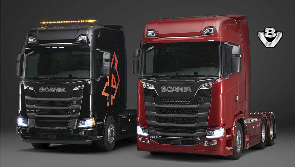 Scania ha lanzado una nueva gama de motores V8: El nuevo rey de la carretera