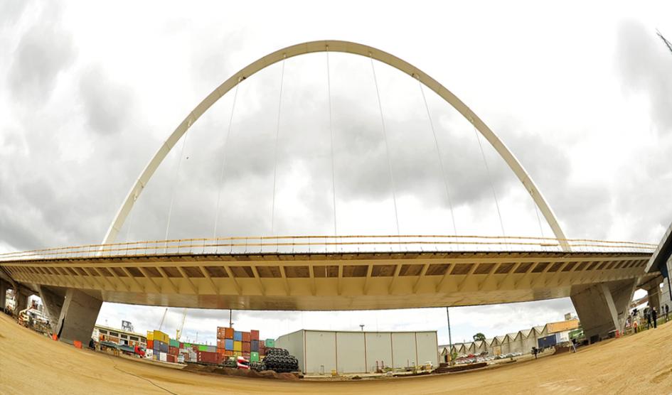 Obras en viaducto sobre rambla Sudamérica en Montevideo finalizará en segunda mitad del año