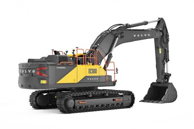 Volvo CE lleva la tecnología híbrida a su última generación de excavadoras