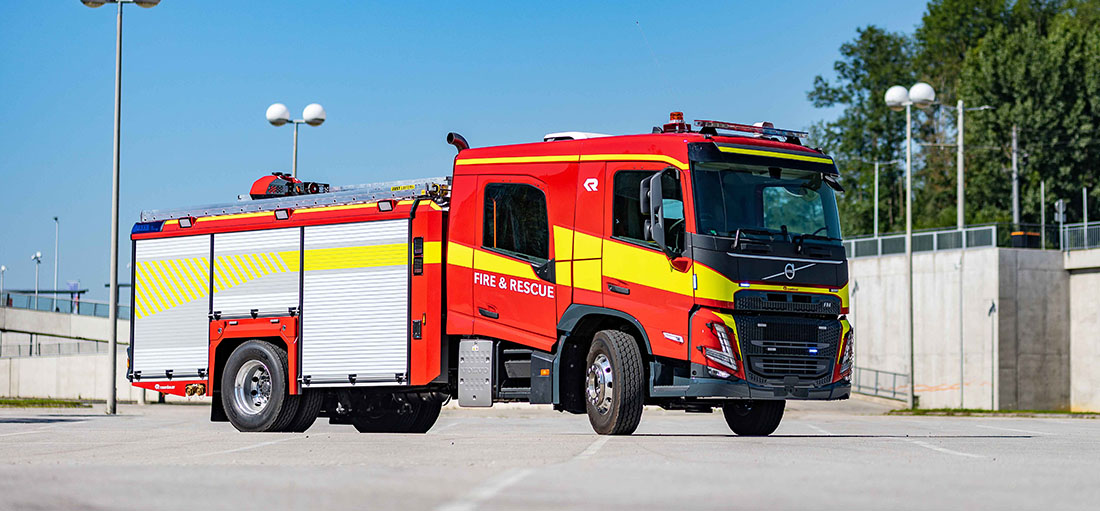 Lanzamiento de los nuevos Volvo FM y FMX con cabina de tripulación para vehículos de emergencia