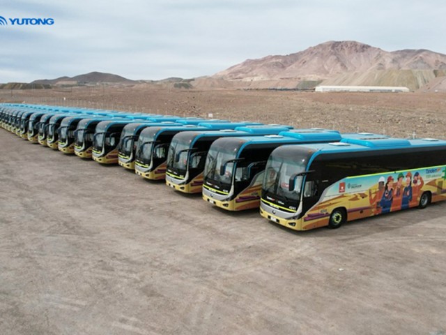 Yutong entrega 30 buses 100% eléctricos a Codelco en Chile para facilitar viajes ecológicos locales